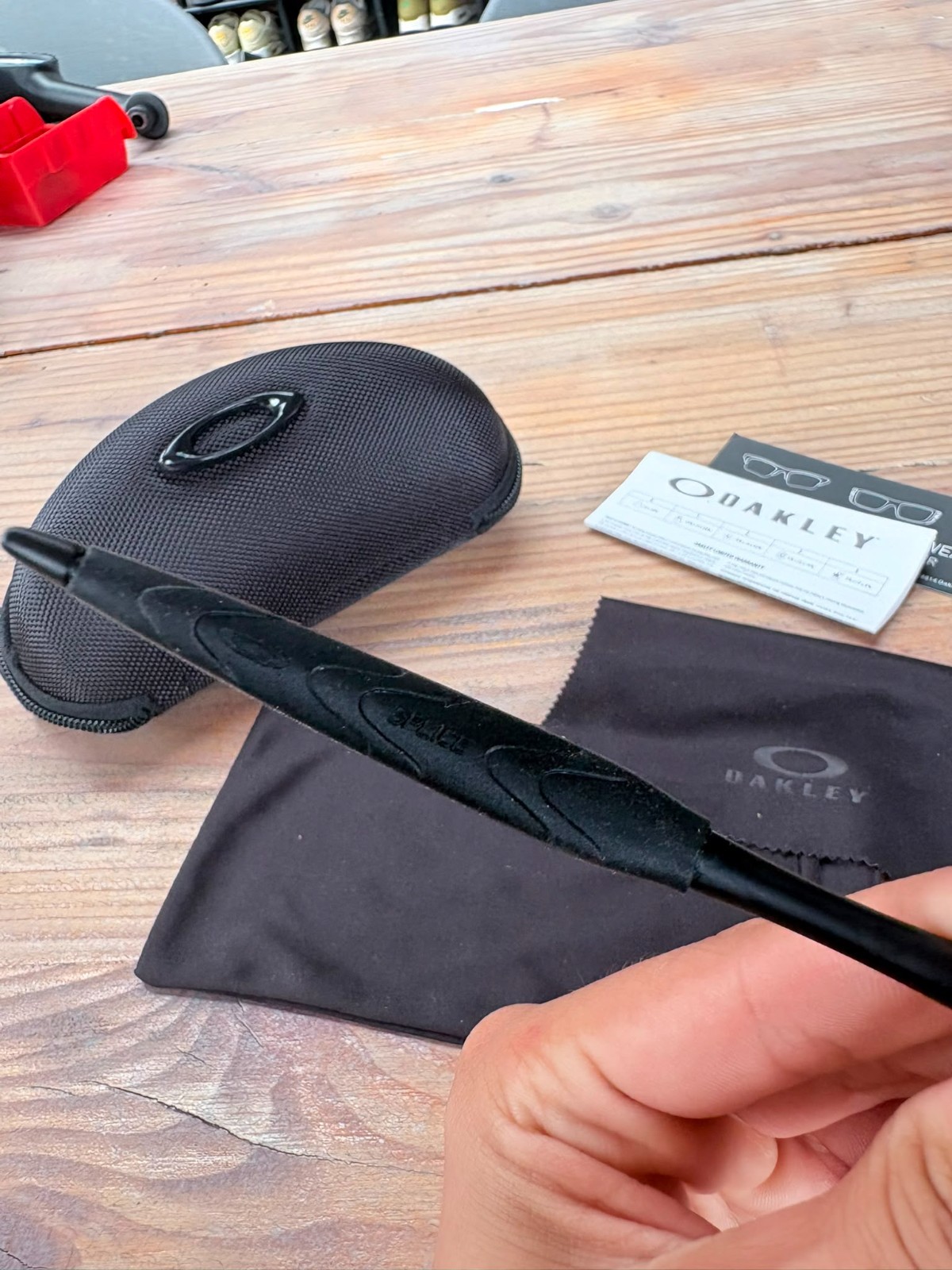 Oakley Splice Zonnebril Zwart - Nieuw 6 Oakley Splice Zonnebril Zwart - Nieuw