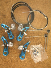 Oldschool NOS NEW Tektro blue cantilever brakes brake calipers set mountainbike