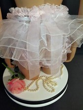 organza gelaagde glinsterende volledig omrand sissy tu tu Sissy Lingerie