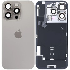 Original Iphone 16 Pro Back Glass (Natural Titanium)