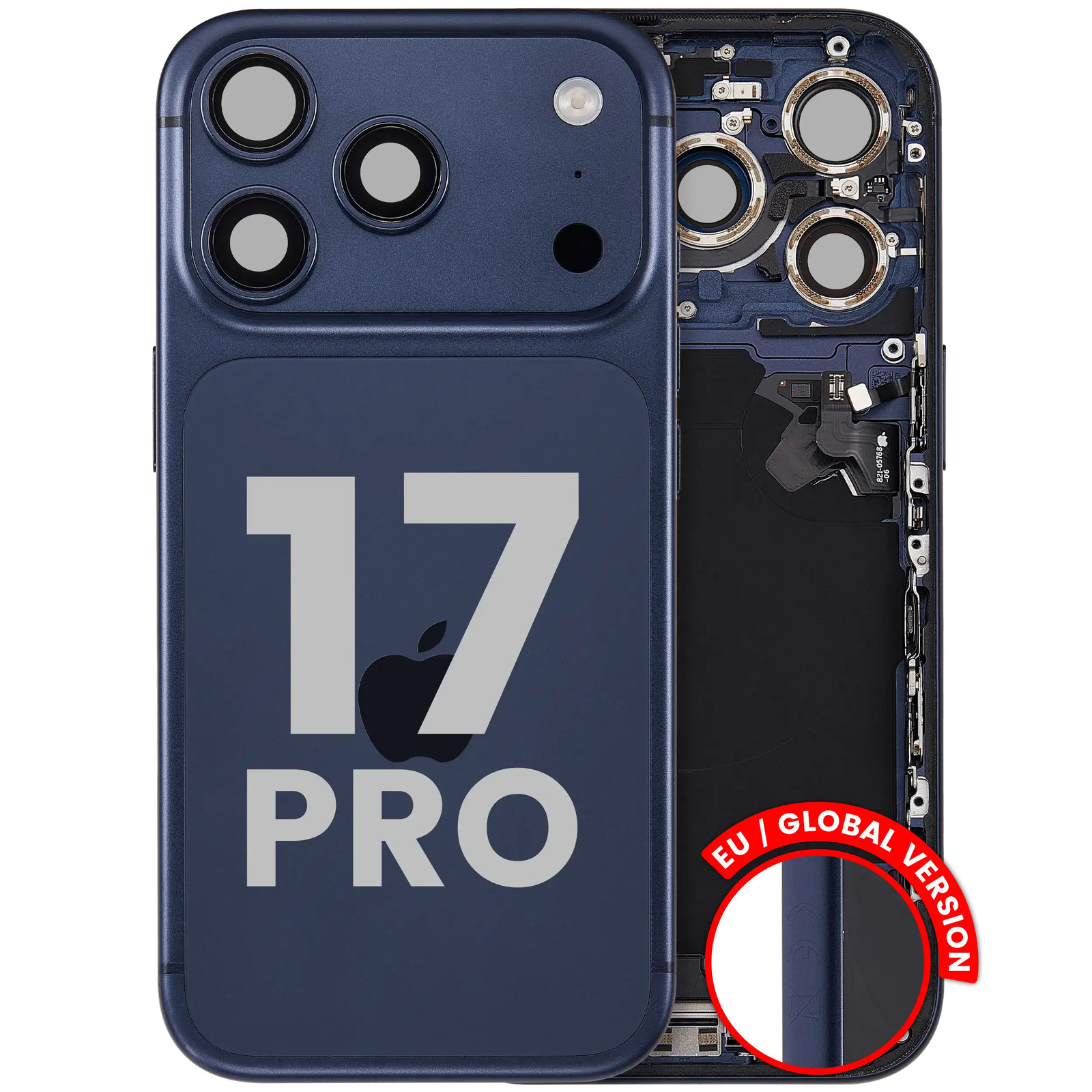 Original iPhone 17 Pro Housing w/Small Parts Complete Deep Blue Pulled C 1 Original iPhone 17 Pro Housing w/Small Parts Complete Deep Blue Pulled C