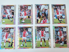 Panini Voetbal 96 Ajax Foil Set - Kluivert, Kanu, Overmars, de Boer, van der Sar