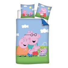 Peppa Pig dekbedovertrek family - 140 x 200 cm 1 Peppa Pig dekbedovertrek family - 140 x 200 cm