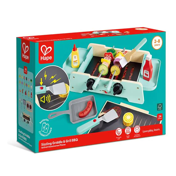 Piastra e barbecue sfrigolanti Hape 2 Piastra e barbecue sfrigolanti Hape