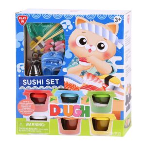 Playgo Sushi-Ton-Set – 6 Tontöpfe