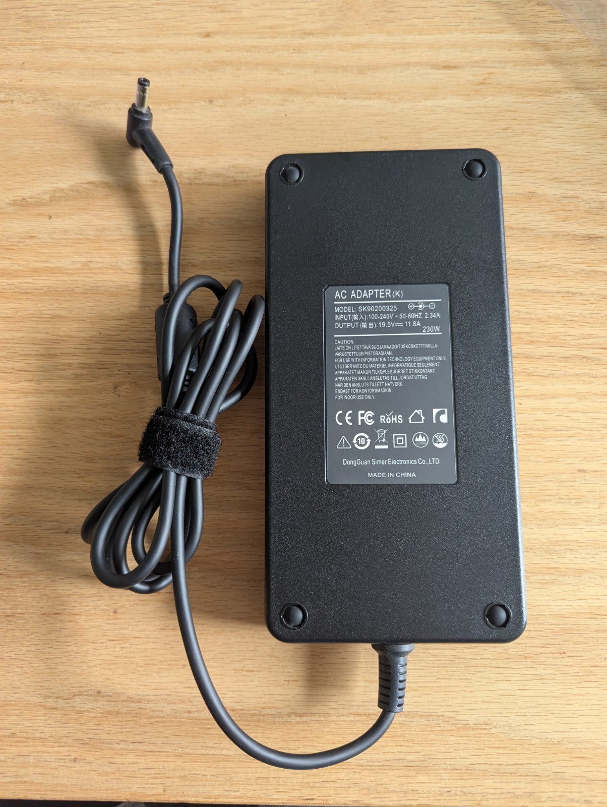 Power Supply 230W Laptop Charger Compatible with MSI / Asus / HP 2 Power Supply 230W Laptop Charger Compatible with MSI / Asus / HP