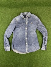 Ralph Lauren Denim Overhemd Heren Maat S Blauw Origineel