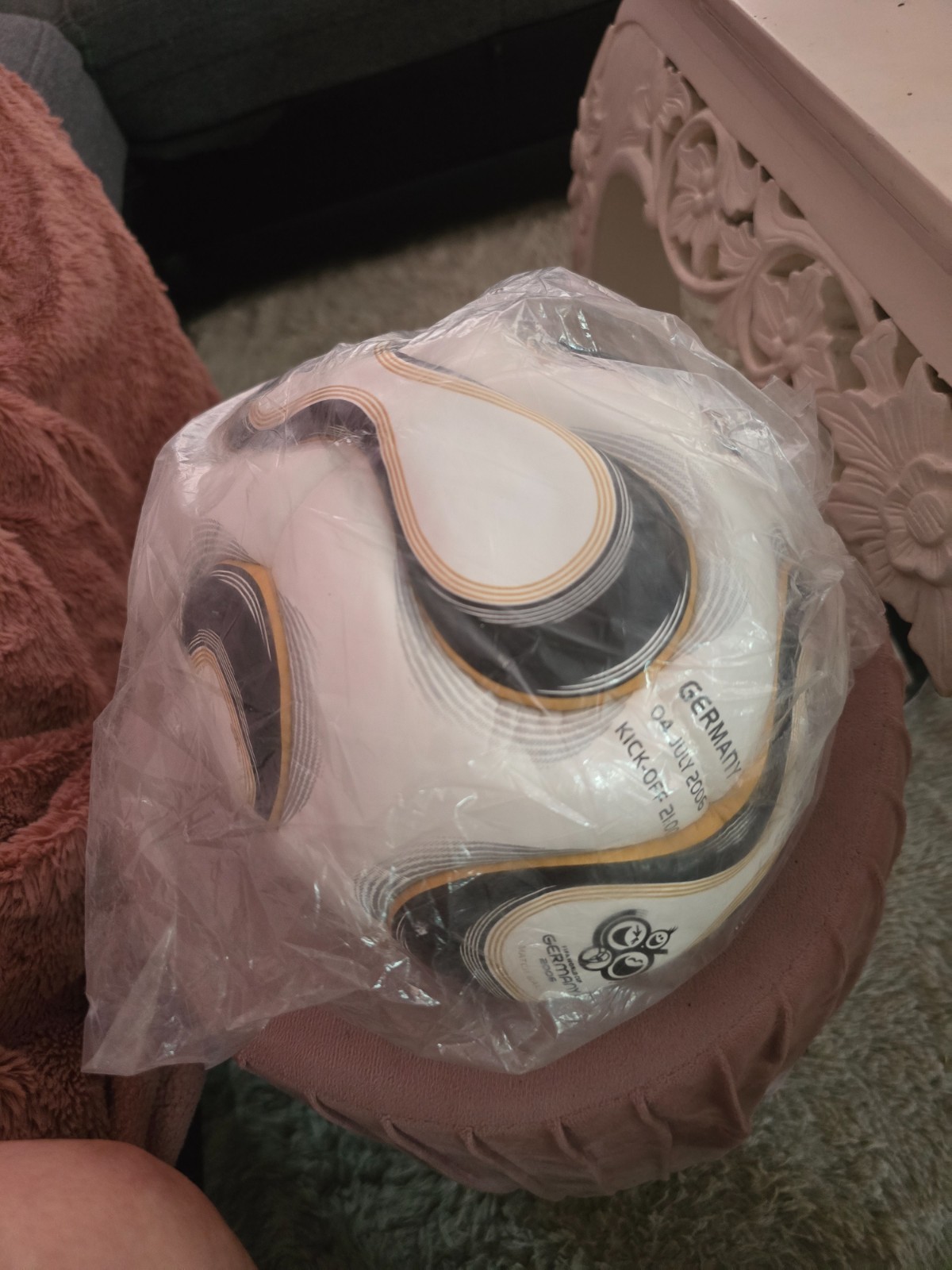 RARE Adidas +Teamgeist 2006 World Cup OMB Match Issued GERMANY vs ITALY 1 RARE Adidas +Teamgeist 2006 World Cup OMB Match Issued GERMANY vs ITALY