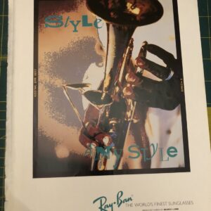 Rayban Ray ban sunglasses 1991 - 1993 Vintage Magazine Print ad Fashion box1