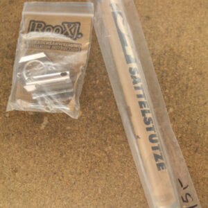 Retro vintage NOS NEW ROOX S4 silver seatpost pillar 28.6 mountainbike race
