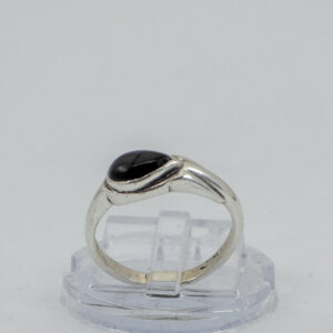 Ring van 925 sterling zilver met zwarte onyx – one-of-a-kind sieraden