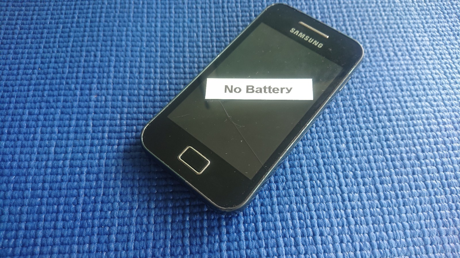 Samsung Galaxy Ace GT-S5830 - Onyx Black Smartphone — Faulty 1 Samsung Galaxy Ace GT-S5830 - Onyx Black Smartphone — Faulty