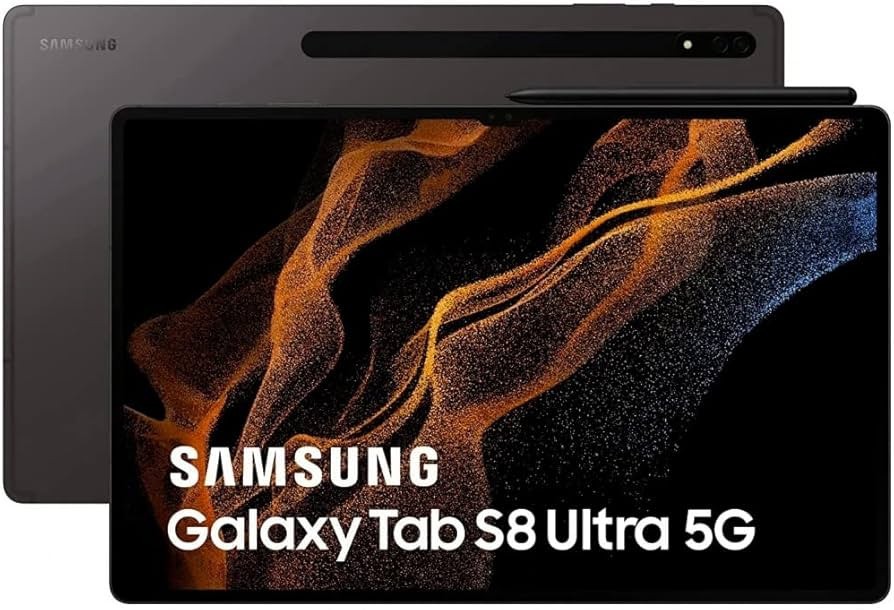 SAMSUNG Galaxy Tab S8 Ultra 5G 8GB 128GB storage Gray SM-X906BZAAEUB 1 SAMSUNG Galaxy Tab S8 Ultra 5G 8GB 128GB storage Gray SM-X906BZAAEUB