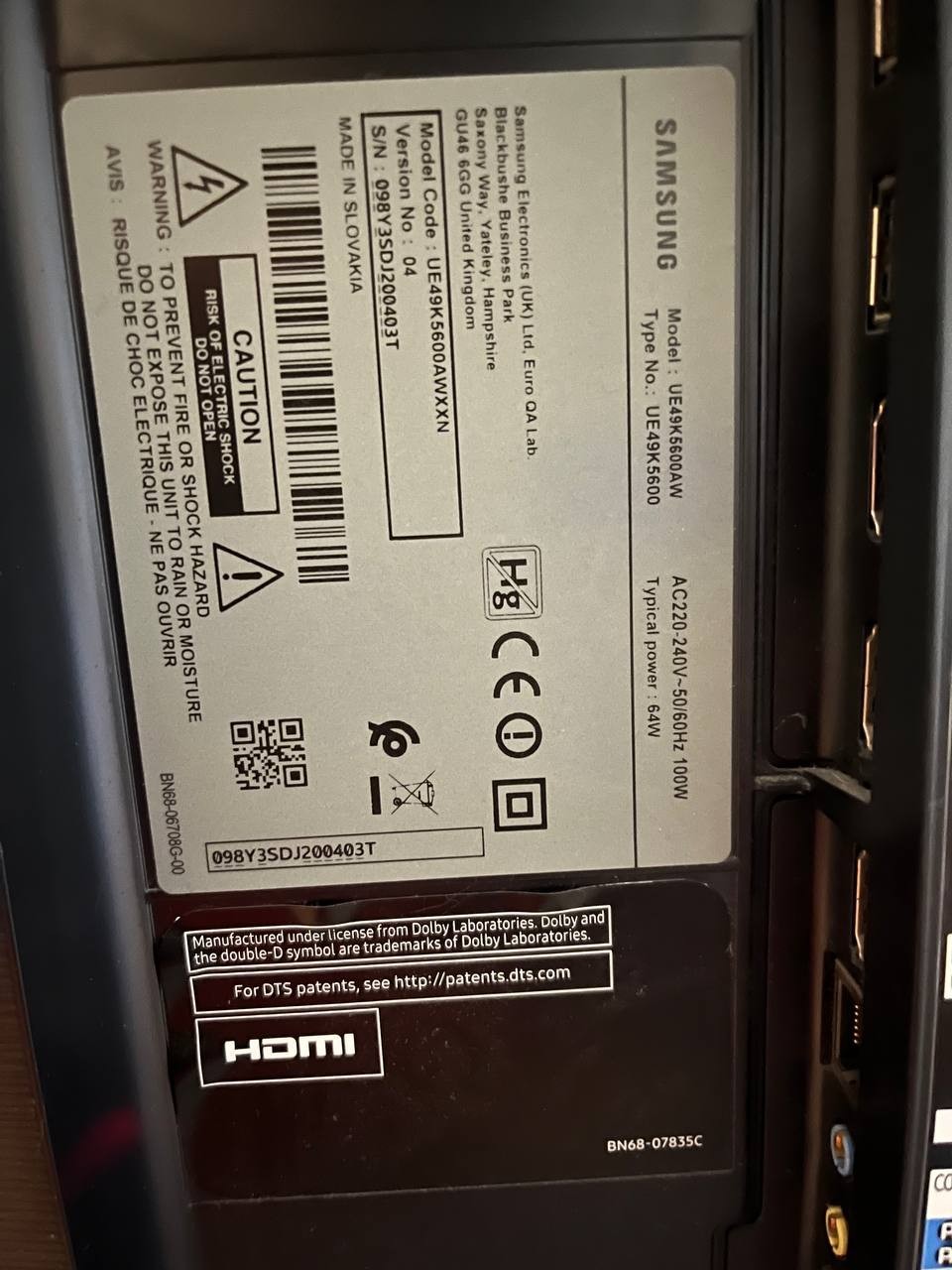 Samsung UE49K5600 49" Full HD Smart TV - Nette staat - ZEER LAGE PRIJS 6 Samsung UE49K5600 49" Full HD Smart TV - Nette staat - ZEER LAGE PRIJS