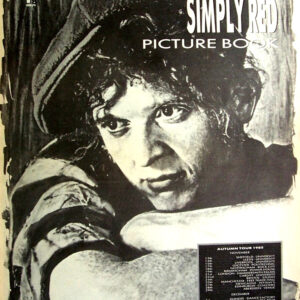SIMPLY RED vintage 1985 PRINT ADVERT PICTURE BOOK