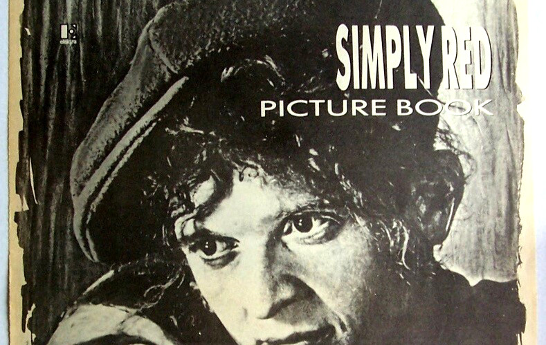 SIMPLY RED vintage 1985 PRINT ADVERT PICTURE BOOK 2 SIMPLY RED vintage 1985 PRINT ADVERT PICTURE BOOK