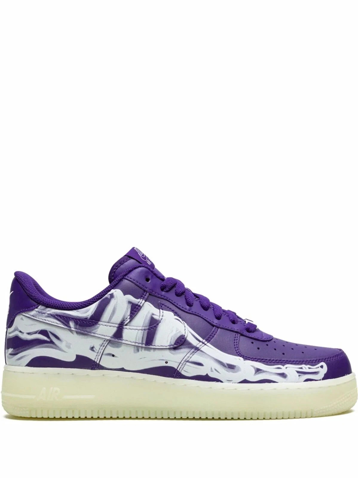 Size 4.5 - Nike Air Force 1 Low Purple Skeleton 1 Size 4.5 - Nike Air Force 1 Low Purple Skeleton
