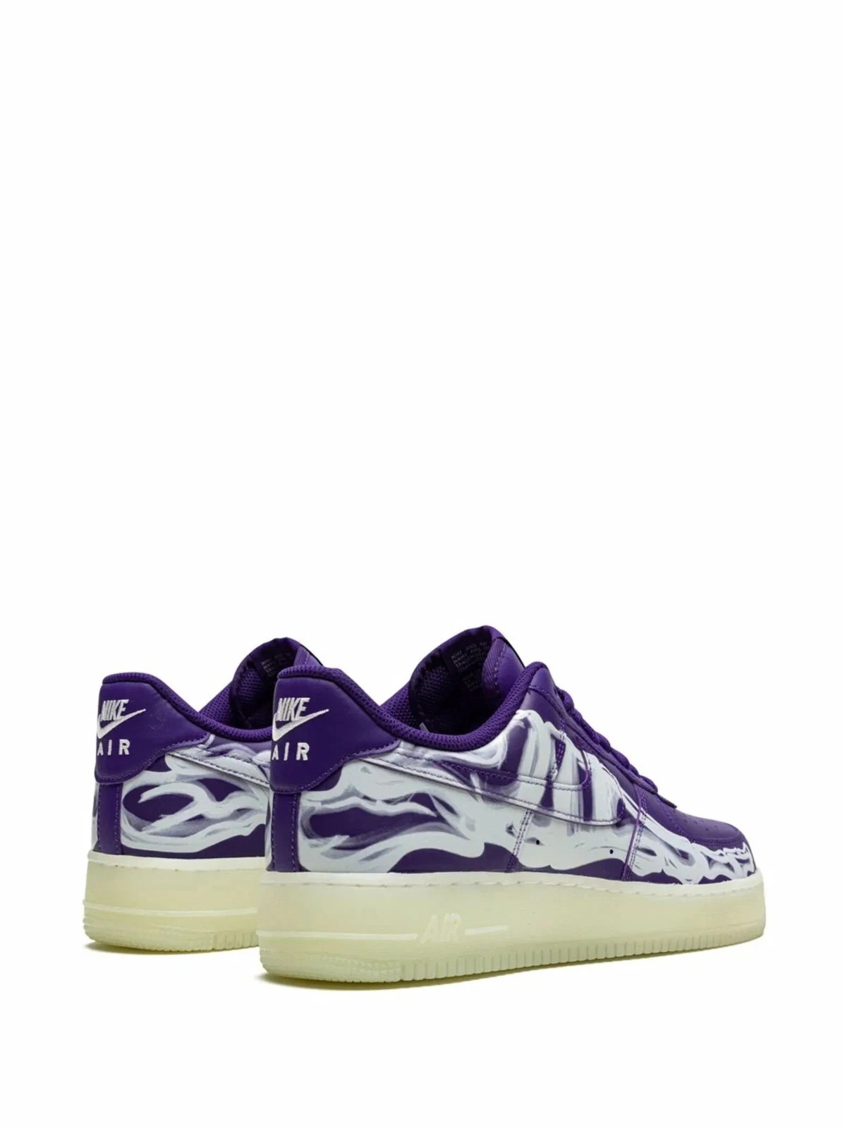 Size 4.5 - Nike Air Force 1 Low Purple Skeleton 2 Size 4.5 - Nike Air Force 1 Low Purple Skeleton