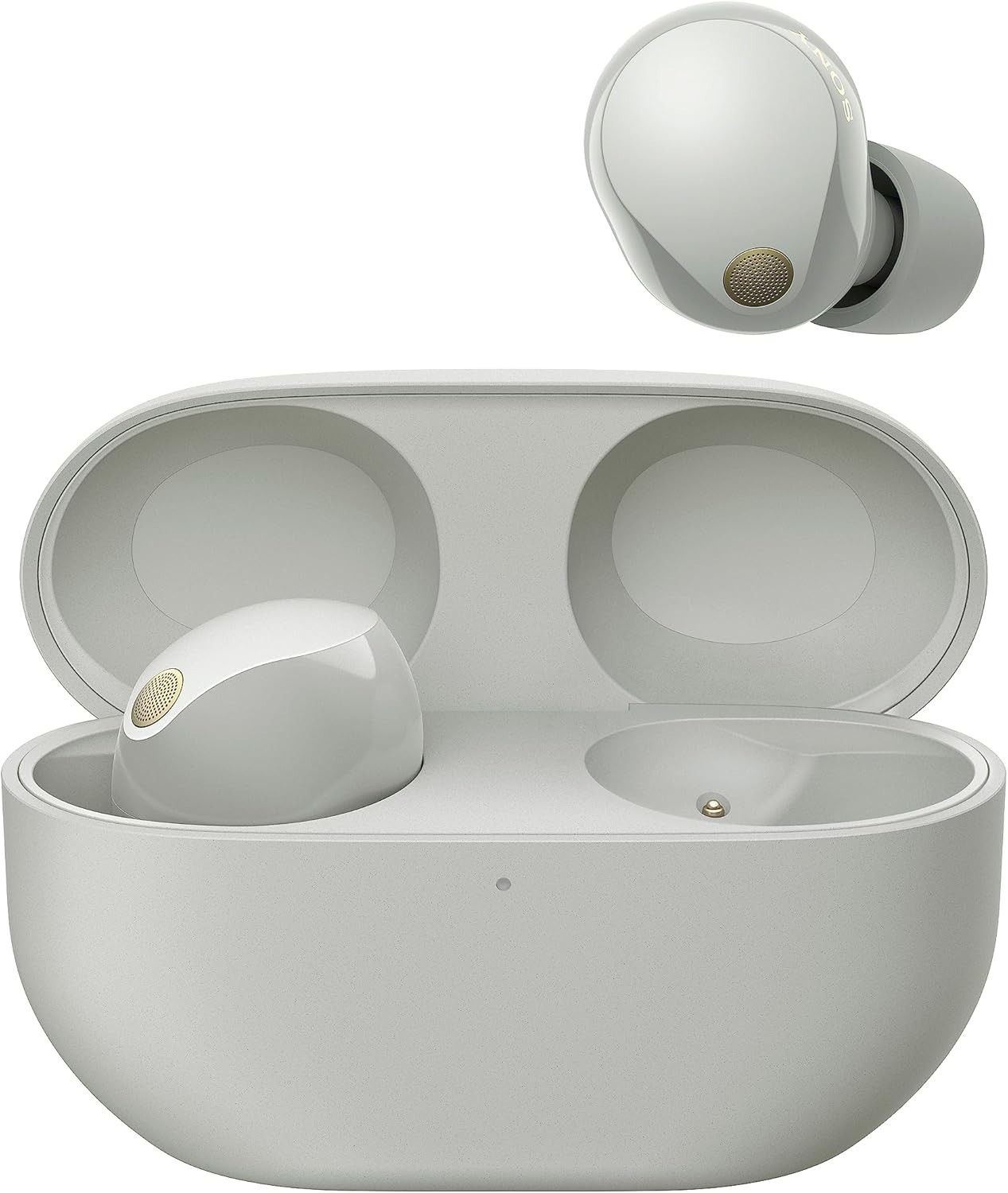 Sony WF-1000XM5 True Wireless Noise Canceling In-Ear Headphones Bluetooth Silver 1 Sony WF-1000XM5 True Wireless Noise Canceling In-Ear Headphones Bluetooth Silver