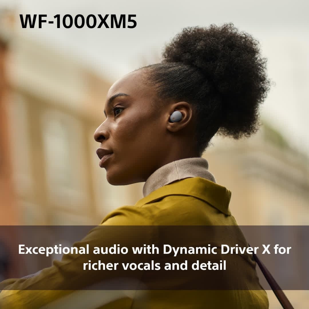 Sony WF-1000XM5 True Wireless Noise Canceling In-Ear Headphones Bluetooth Silver 4 Sony WF-1000XM5 True Wireless Noise Canceling In-Ear Headphones Bluetooth Silver