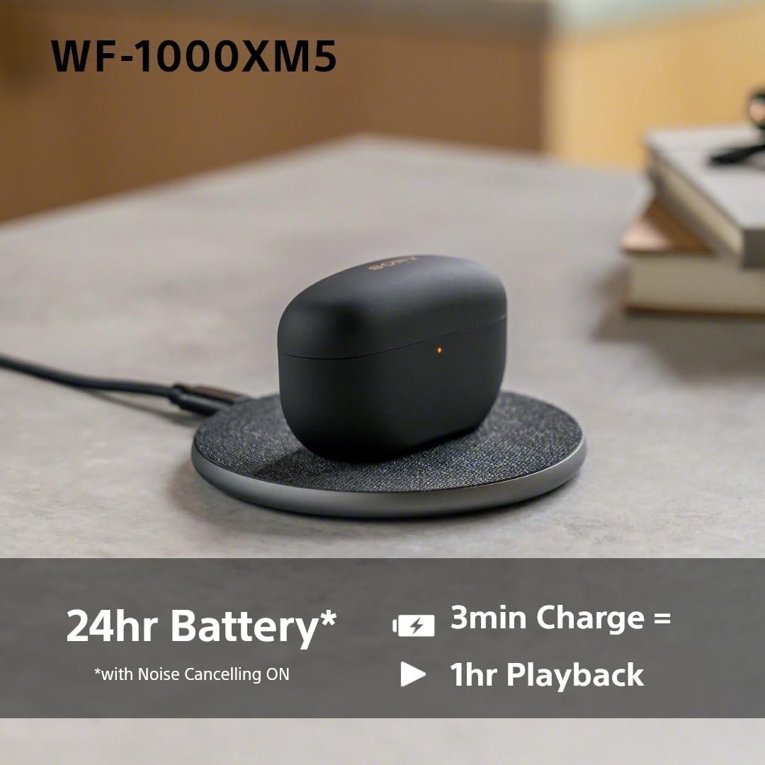 Sony WF-1000XM5 True Wireless Noise Canceling In-Ear Headphones Bluetooth Silver 6 Sony WF-1000XM5 True Wireless Noise Canceling In-Ear Headphones Bluetooth Silver