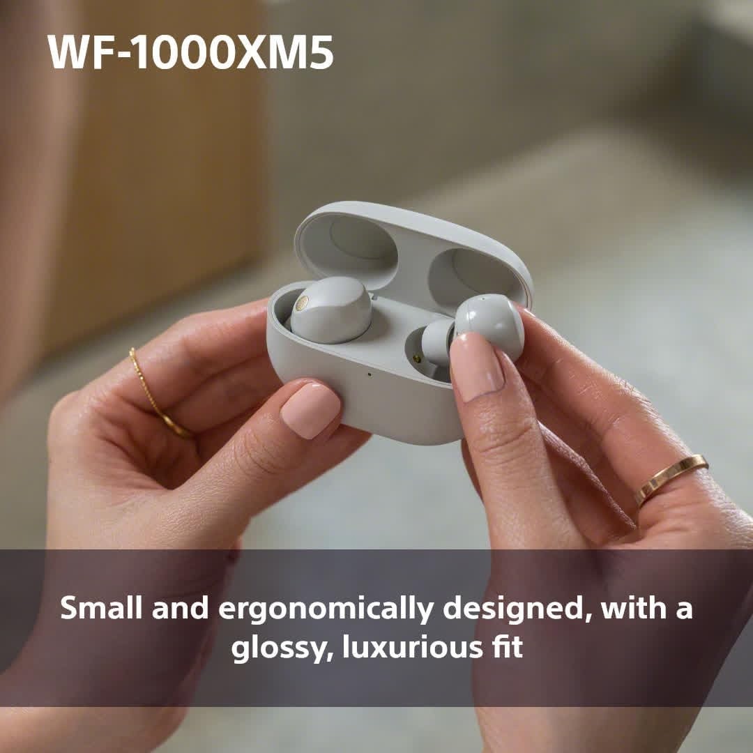 Sony WF-1000XM5 True Wireless Noise Canceling In-Ear Headphones Bluetooth Silver 7 Sony WF-1000XM5 True Wireless Noise Canceling In-Ear Headphones Bluetooth Silver