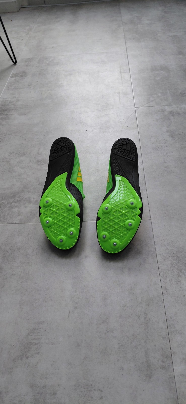Spikes Hardloopschoenen-maat 43 1/3 - Groen Zwart 5 Spikes Hardloopschoenen-maat 43 1/3 - Groen Zwart