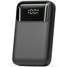 Strex Powerbank 12000 mAh 22.5W Fast Charger USB-A/USB-C LED Display iOS/Android