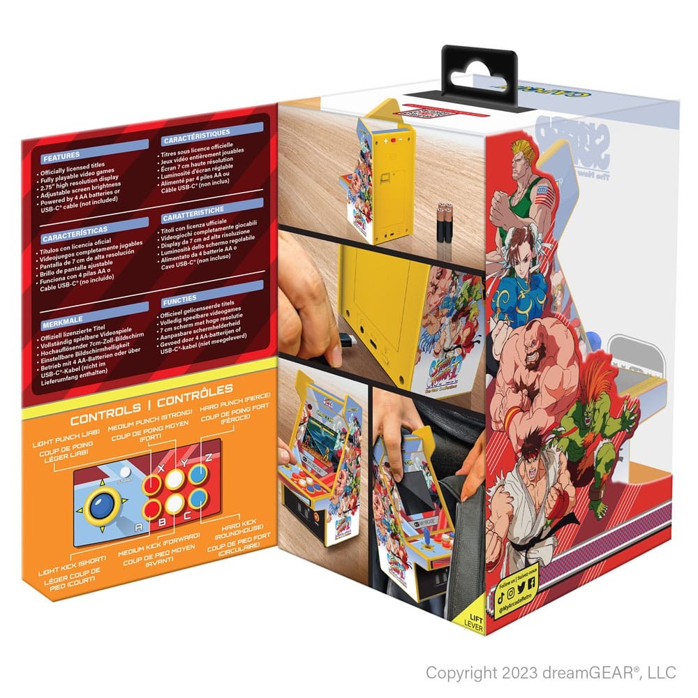 Super Street Fighter II Portable Retro Arcade Micro Player Pro 4 Super Street Fighter II Portable Retro Arcade Micro Player Pro