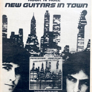 THE LURKERS Pete Stride BOYS 1980 original UK POSTER ADVERT NEW GUITARS IN TOWN