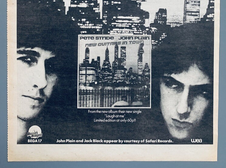THE LURKERS Pete Stride BOYS 1980 original UK POSTER ADVERT NEW GUITARS IN TOWN 2 THE LURKERS Pete Stride BOYS 1980 original UK POSTER ADVERT NEW GUITARS IN TOWN