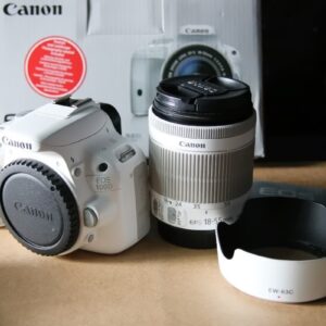 The Smallest DSLR Camera White Canon EOS DSLR 100D Camera Set