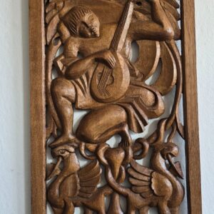 Uniek Gesneden Orgelpaneel – Van Vulpen - Antiek Houten Wanddecor uit Drenthe