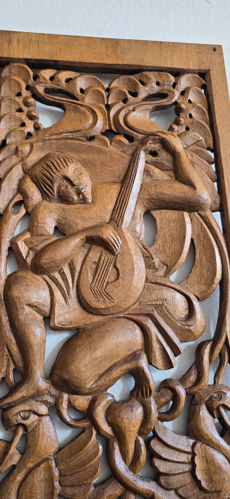 Uniek Gesneden Orgelpaneel – Van Vulpen - Antiek Houten Wanddecor uit Drenthe 2 Uniek Gesneden Orgelpaneel – Van Vulpen - Antiek Houten Wanddecor uit Drenthe