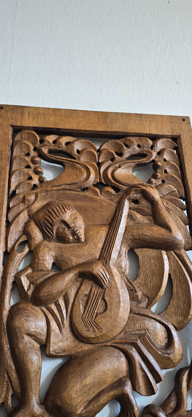 Uniek Gesneden Orgelpaneel – Van Vulpen - Antiek Houten Wanddecor uit Drenthe 5 Uniek Gesneden Orgelpaneel – Van Vulpen - Antiek Houten Wanddecor uit Drenthe