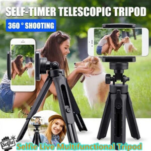 Universal 360° Adjustable Mini Tripod Stand for Camera & Phone - Compact Travel