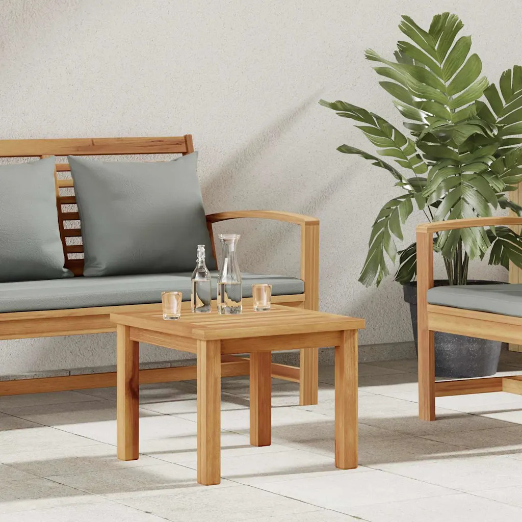 vidaXL Salontafel Bruin 45 x 45 x 36 cm Massief Teakhout 1 vidaXL Salontafel Bruin 45 x 45 x 36 cm Massief Teakhout