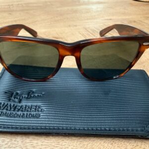 Vintage Ray-Ban B&L USA Wayfarer II L1725 Mock Tortoise Sunglasses