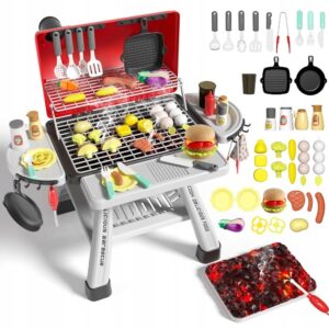 Woopie Grill Barbecue Giardino Cucina Interattiva Coppia Led Set Xl 41 Pz.