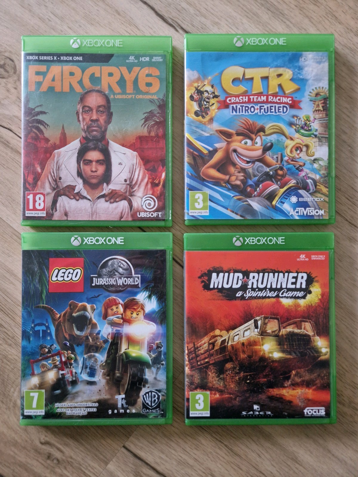 Xbox One Games | CTR Nitro-Fueled | Far Cry 6 | LEGO Jurassic World | MudRunner 1 Xbox One Games | CTR Nitro-Fueled | Far Cry 6 | LEGO Jurassic World | MudRunner