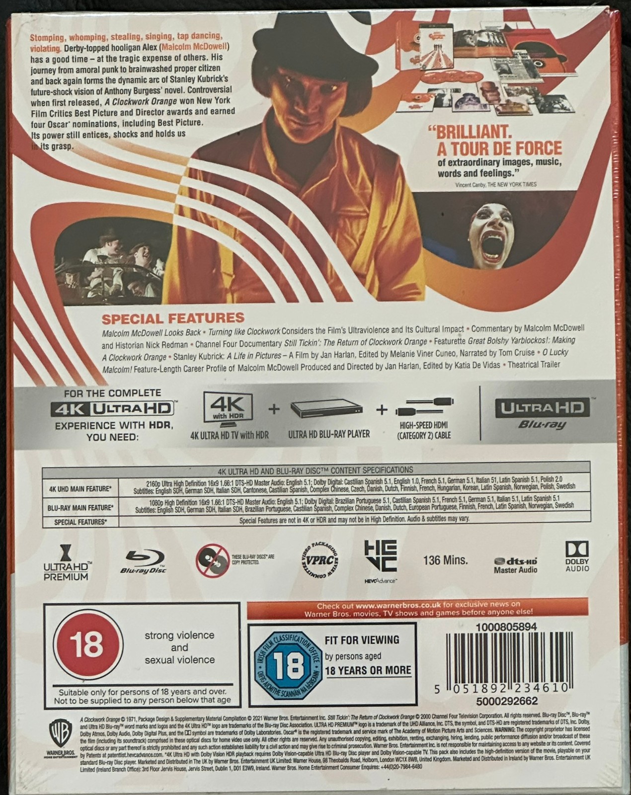A Clockwork Orange 4K UHD Regio All 2 A Clockwork Orange 4K UHD Regio All