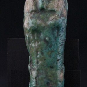 antiek keramiek Egypte / ancient Egyptian faience Ushabti, pre 30 BC (D)