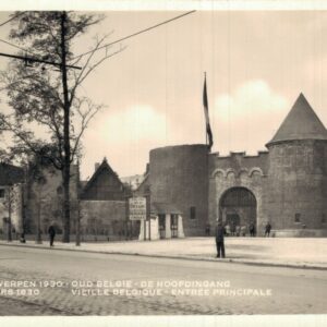 Belgium Antwerp Anvers Oud Belgie De Hoofdingang World Fair 1930 RPPC B43