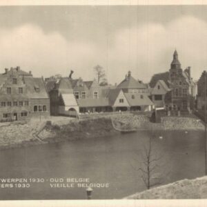 Belgium Antwerp Anvers Oud Belgie World Fair 1930 RPPC B43