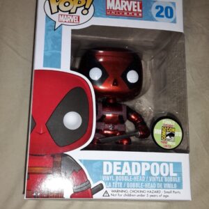 Funko Pop! Marvel #20 Metallic Deadpool SDCC 2013 Exclusive