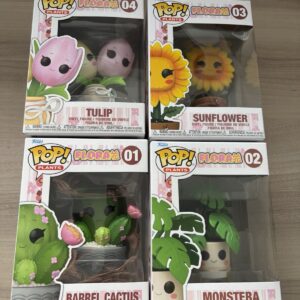 Funko Pop Plants Flora Complete Set 4 Figures 01 02 03 04