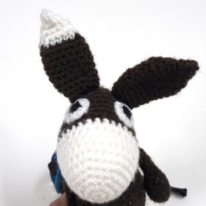 Jouet En Peluche Lapin Marron Fait Main – Crochet Doux – 15"