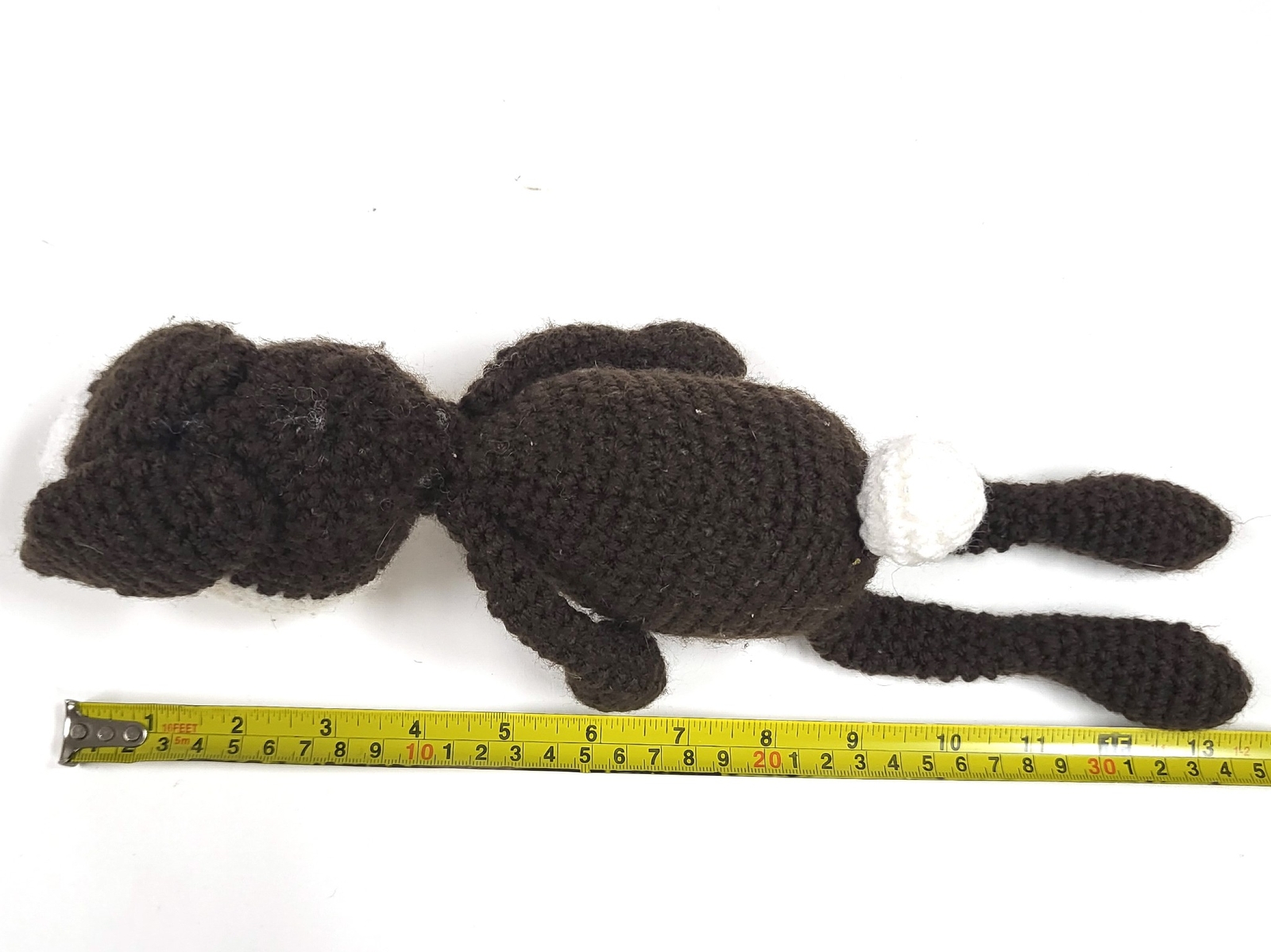 Jouet En Peluche Lapin Marron Fait Main – Crochet Doux – 15" 4 Jouet En Peluche Lapin Marron Fait Main – Crochet Doux – 15"