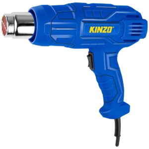 Kinzo Décapeur Thermique 230V - Bleu - 350 à 600 Degrés - 2 Réglages de Chaleur