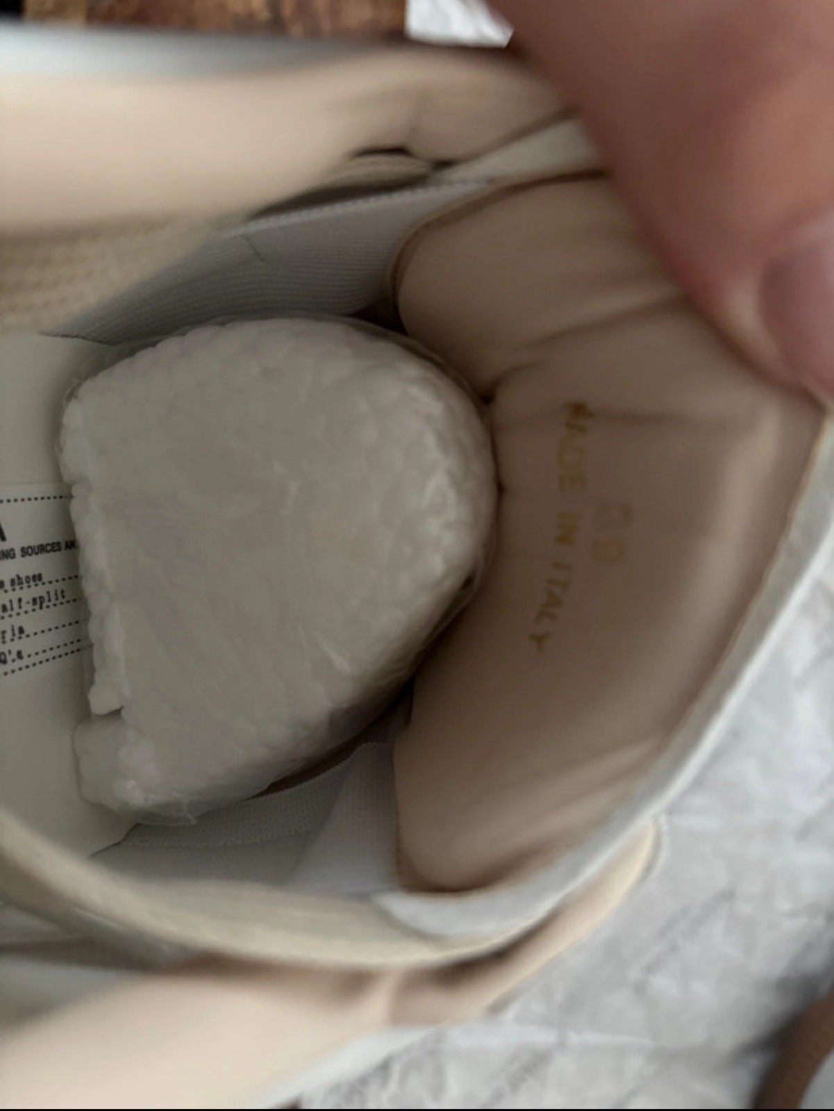 Maison Margiela Replica Sneakers White Beige Gum Sole EU 39 New Authentic 3 Maison Margiela Replica Sneakers White Beige Gum Sole EU 39 New Authentic